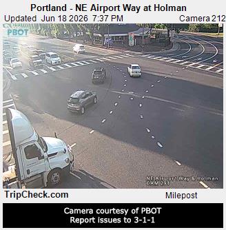 Portland - NE Airport Way at Holman